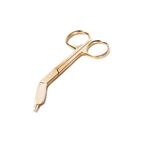 Adc Lister Bandage Scissors, 4-1/2", Gold plated 3000G